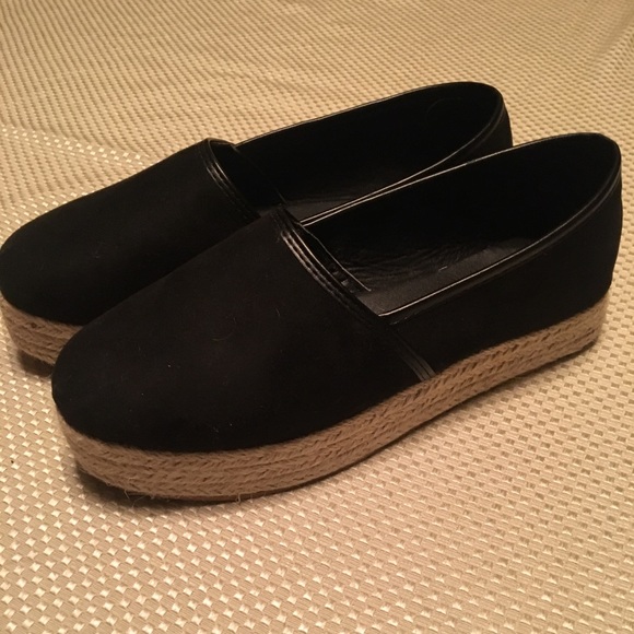 Shoes - Espadrilles Jute size 9 Black shoes